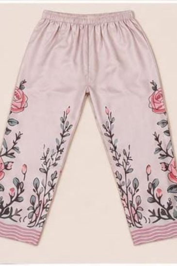 Women’s Light Pink Rose Printed Co-Ord Set image 3
